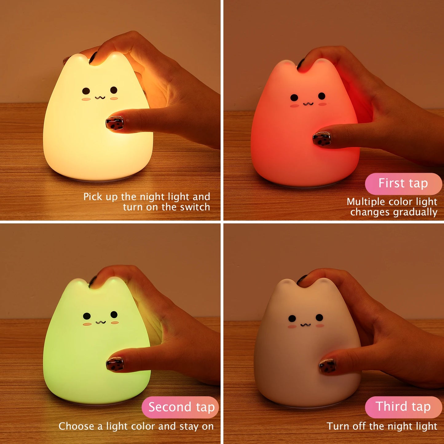 Cute Cats - Night Light